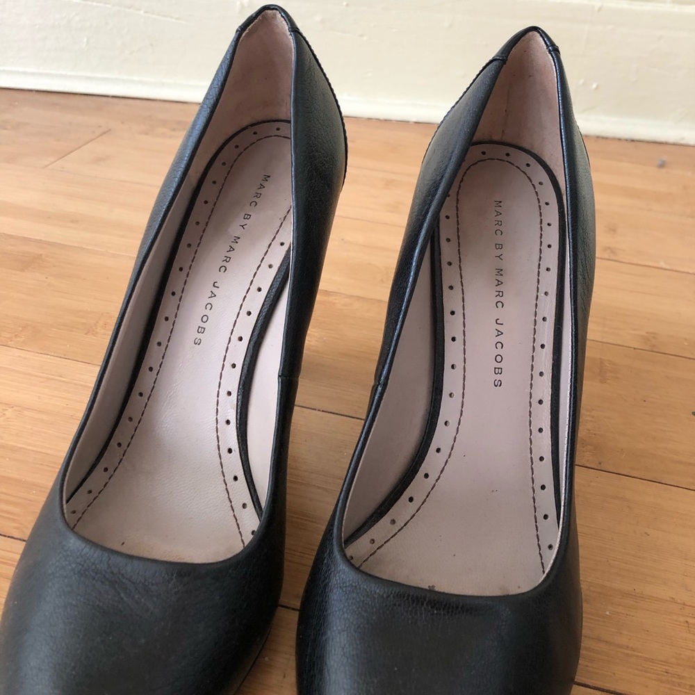 Marc by Marc Jacobs High Heel Black Leather 8.5